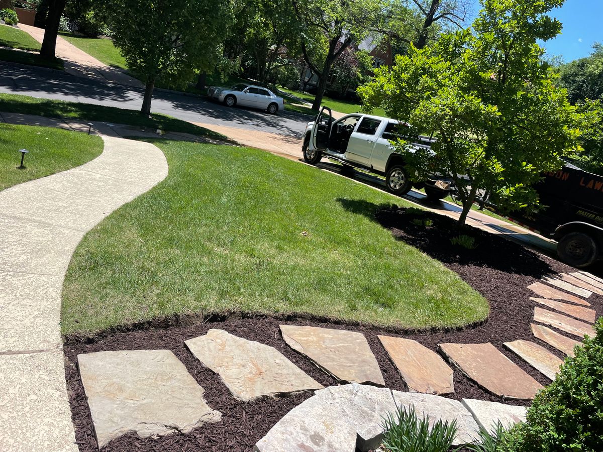 Mulch Installation for Jackson Lawn Services LLC in St Louis, MO