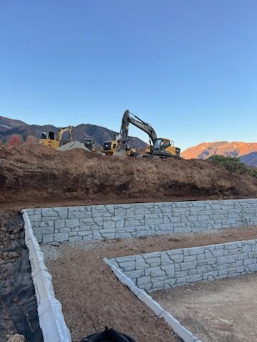 Site Preparation for Premier Rockwall & Excavating in Utah County, UT