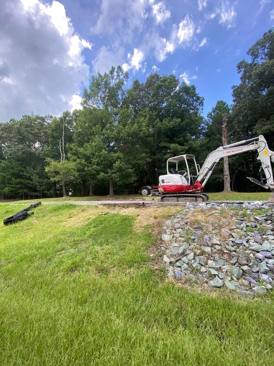 Site Preparation for Upchurch Property Management in Carthage, NC