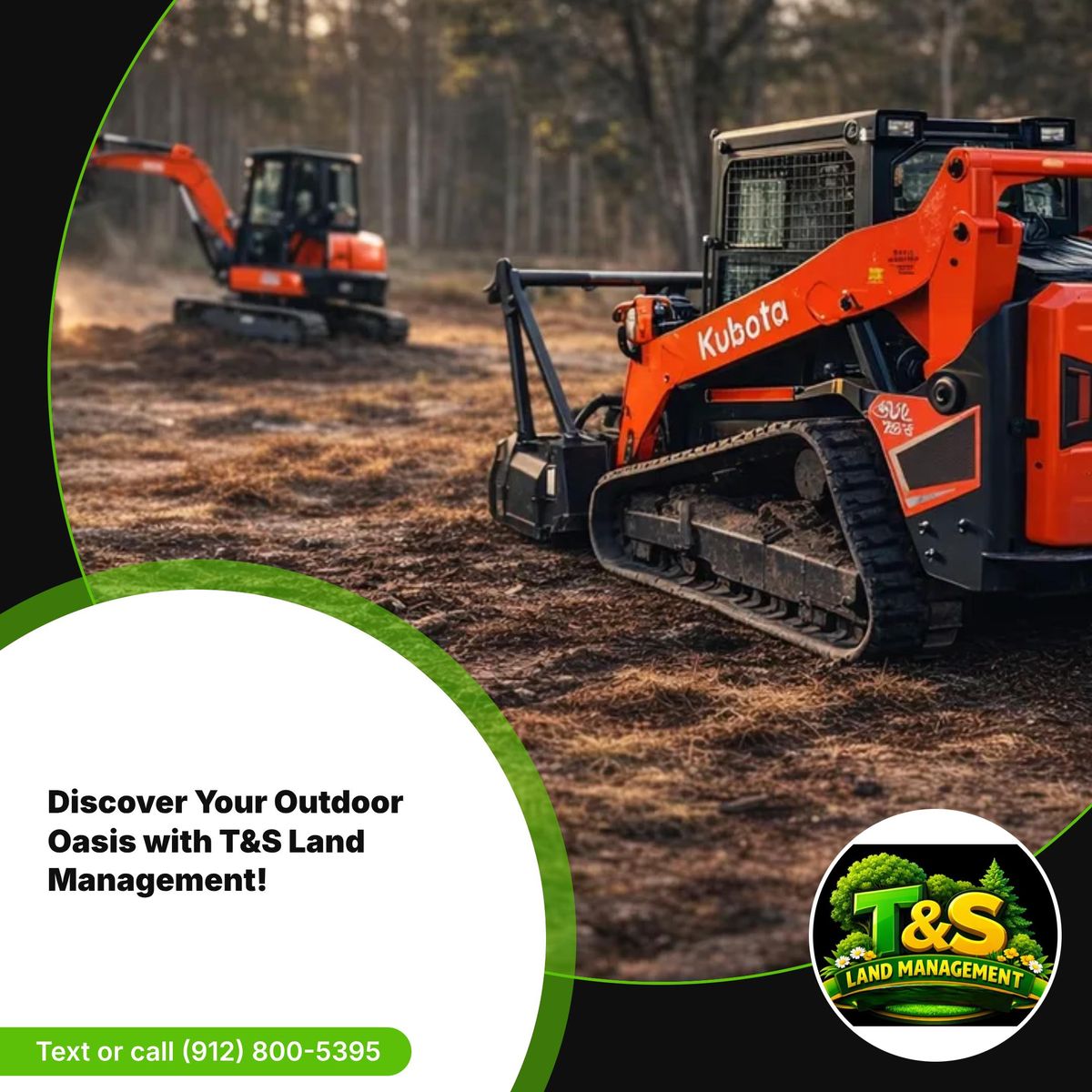 Forestry Mulching for T&S Land Management Services in Effingham County, GA
