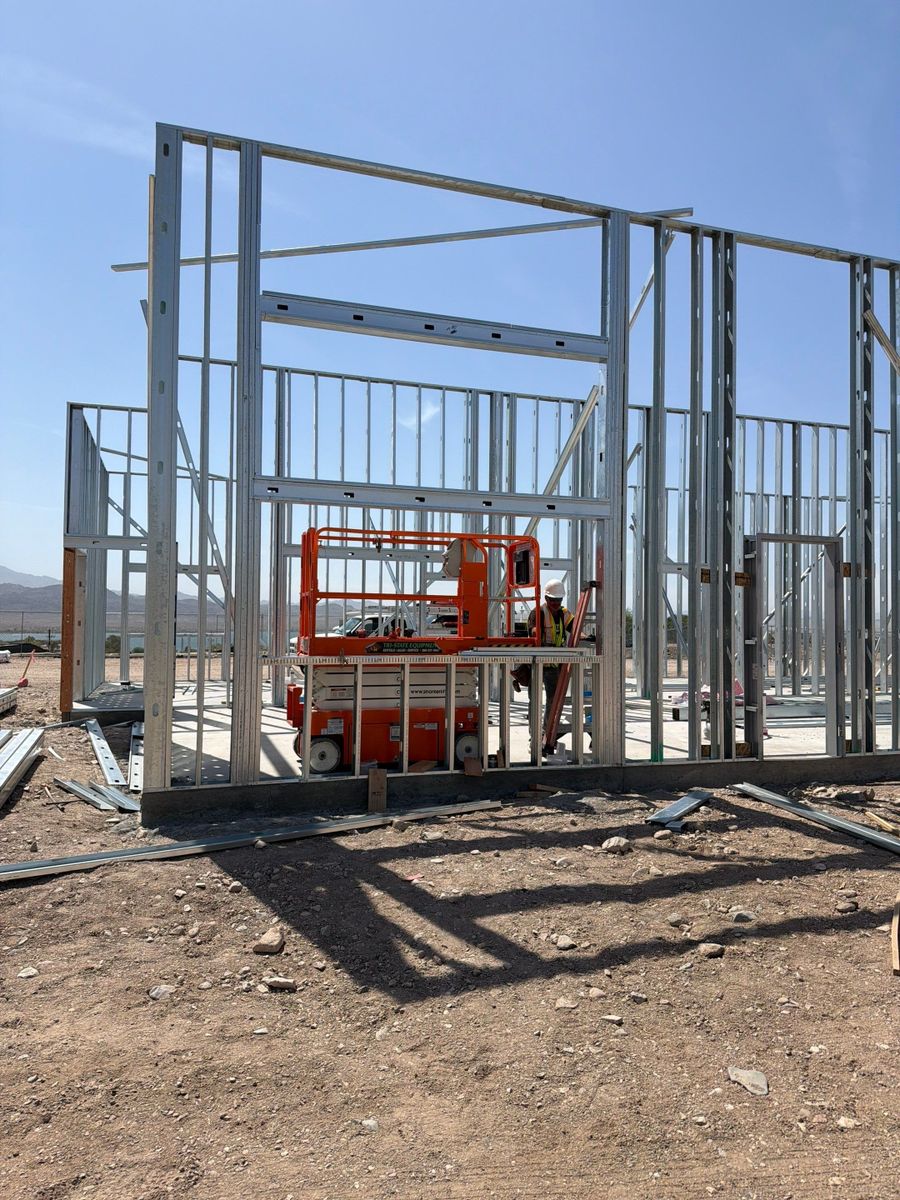 Framing for Ant Farm Construction in Kingman, AZ