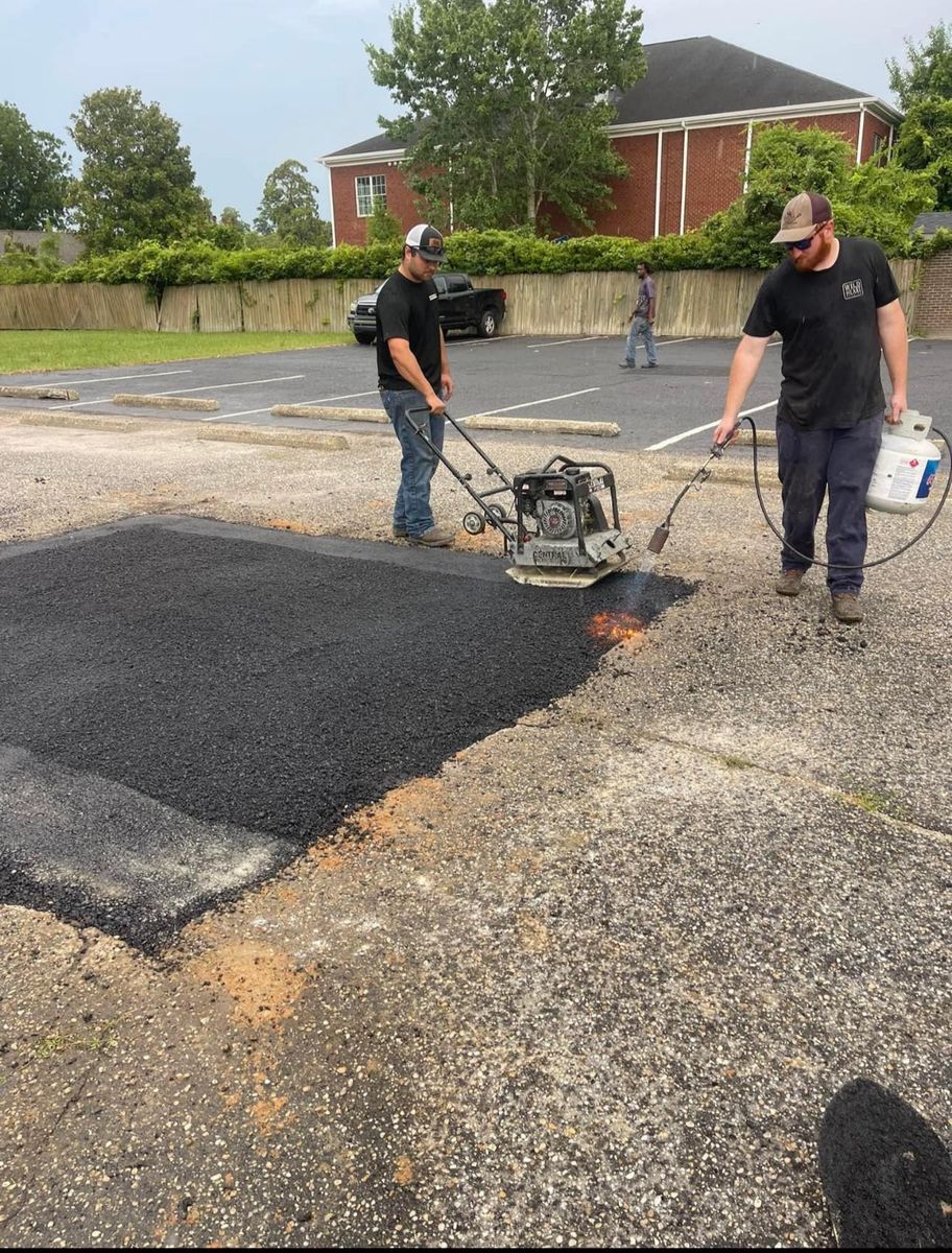Patching for Blacktop Sealcoating in Hartsville, SC
