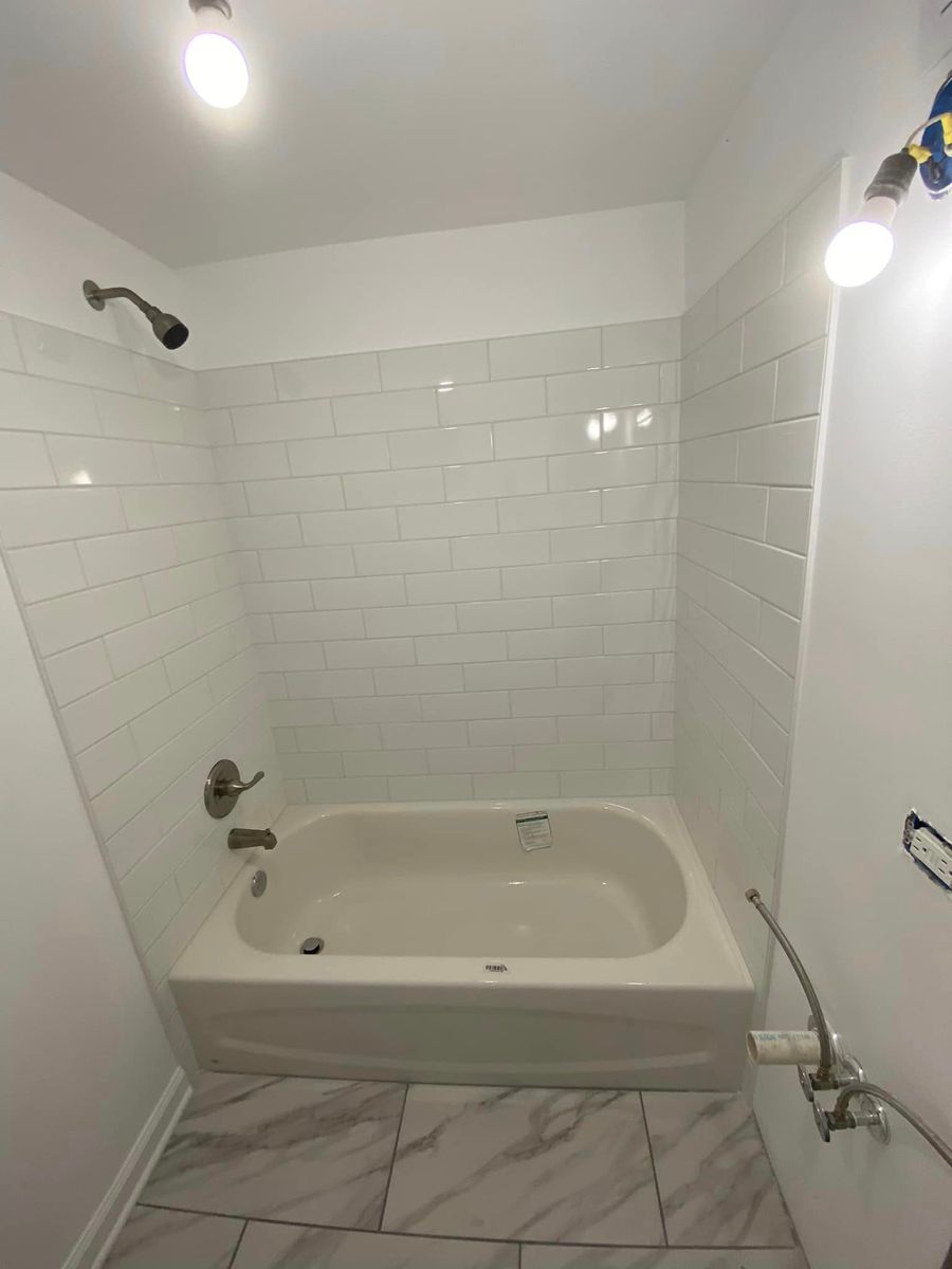 Bathroom Renovation for S.E.M Construction L.L.C. in Trenton, NJ