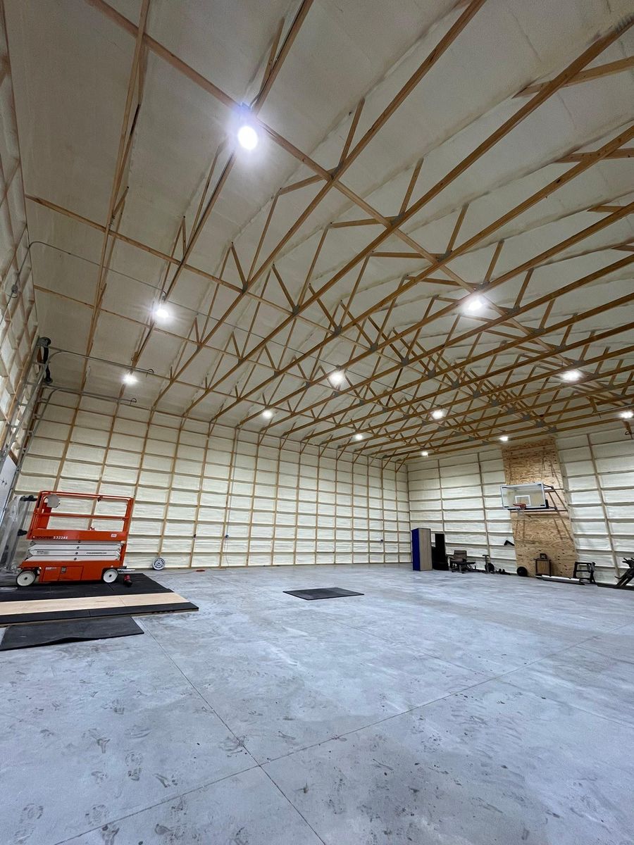 New Home Construction Spray Foam Insulation for Schwartz Spray Foam Services in Osseo, WI