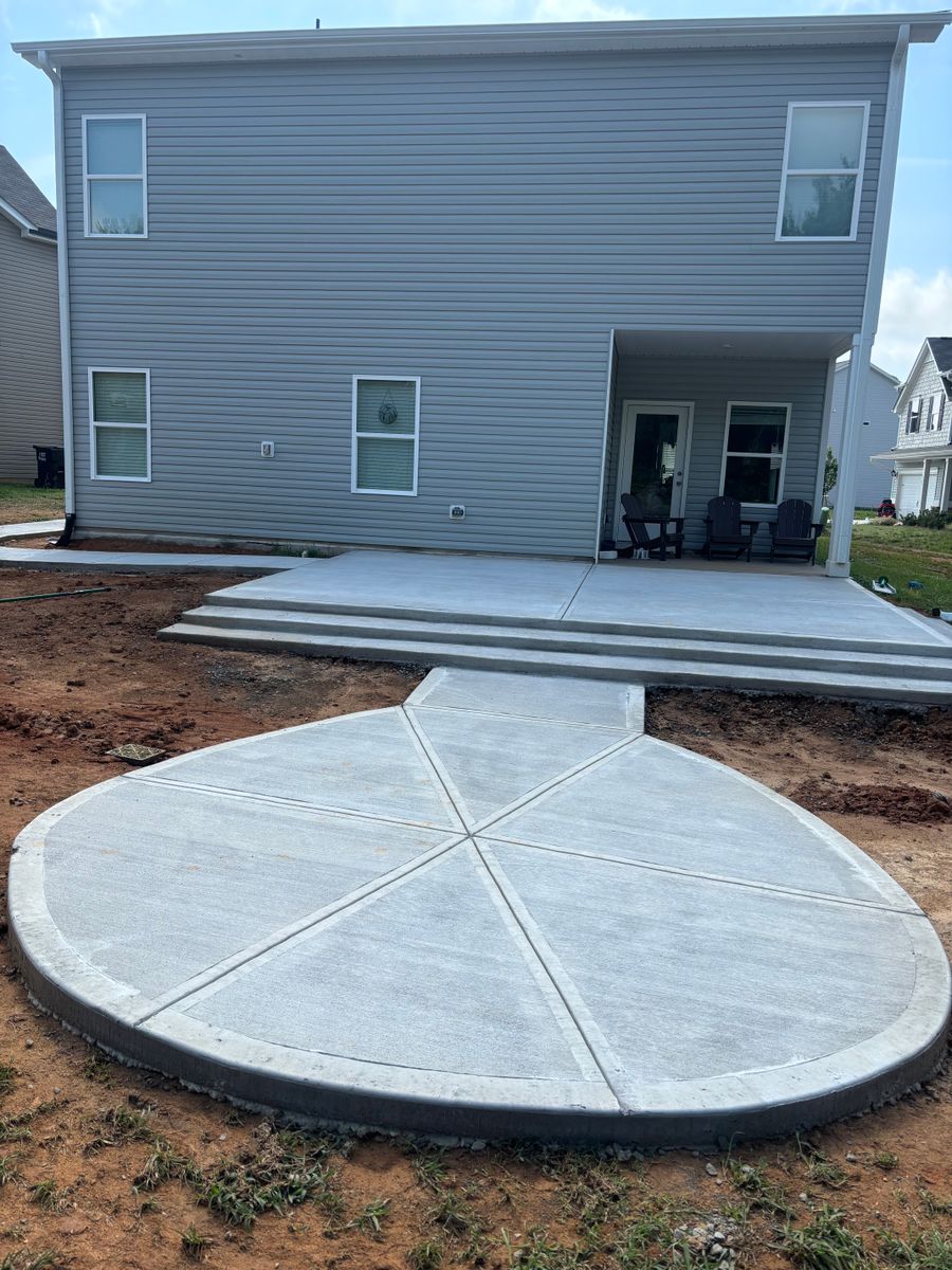Sidewalk Installation for Adams Reconstruction in Clayton, NC