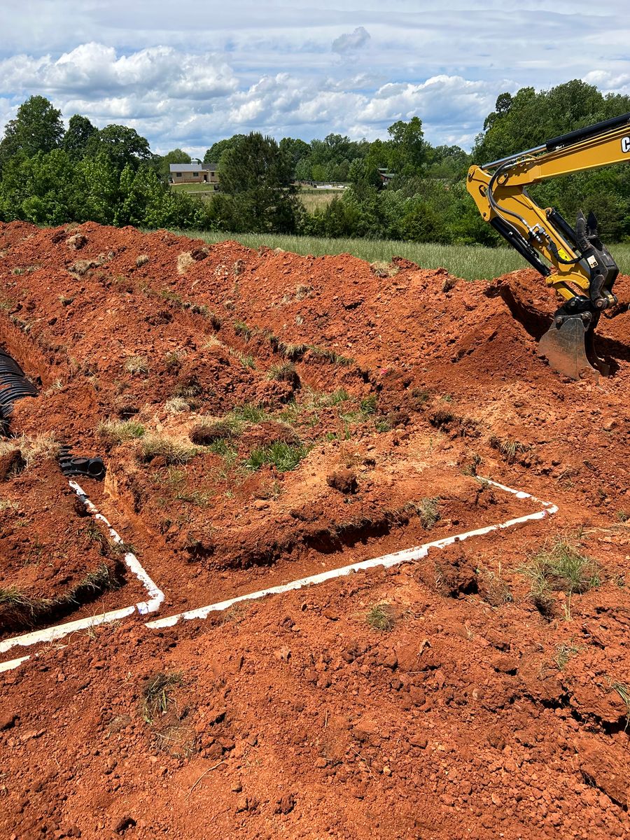 Land Grading for CST Dirt Solutions in Rowan, NC