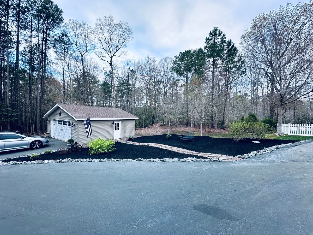 Mulch Installation for Nate's Property Maintenance LLC  in Lusby, MD