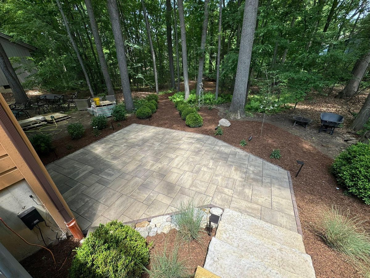 Flower Bed Installation for Hammond Landscape in Okemos, MI