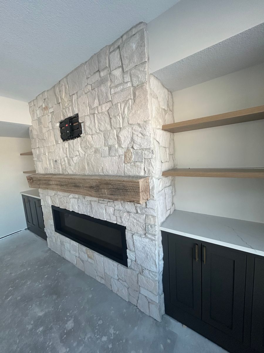Fireplace Installation for Elite Fire & Stoneworks in Hawley, MN