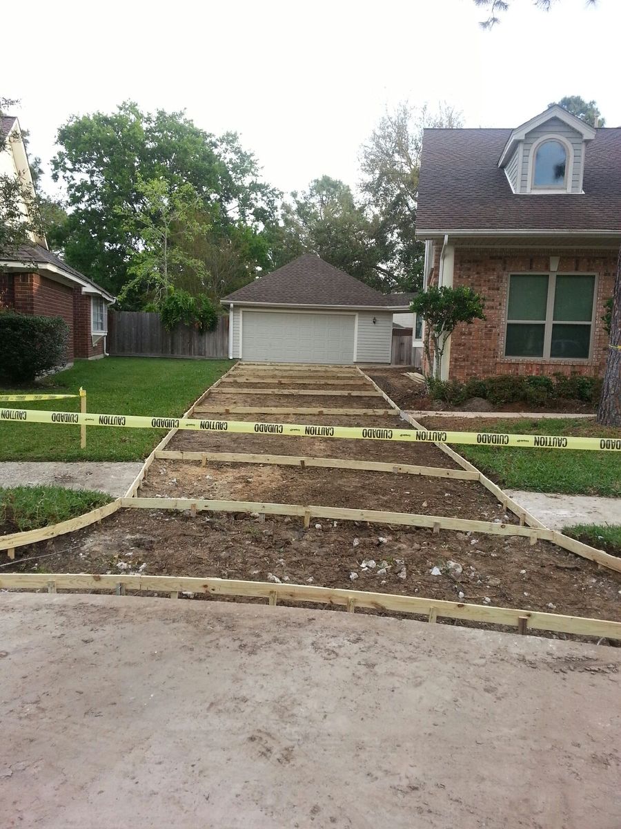 Concrete Resurfacing for Texas Curb N Borders in Houston, TX