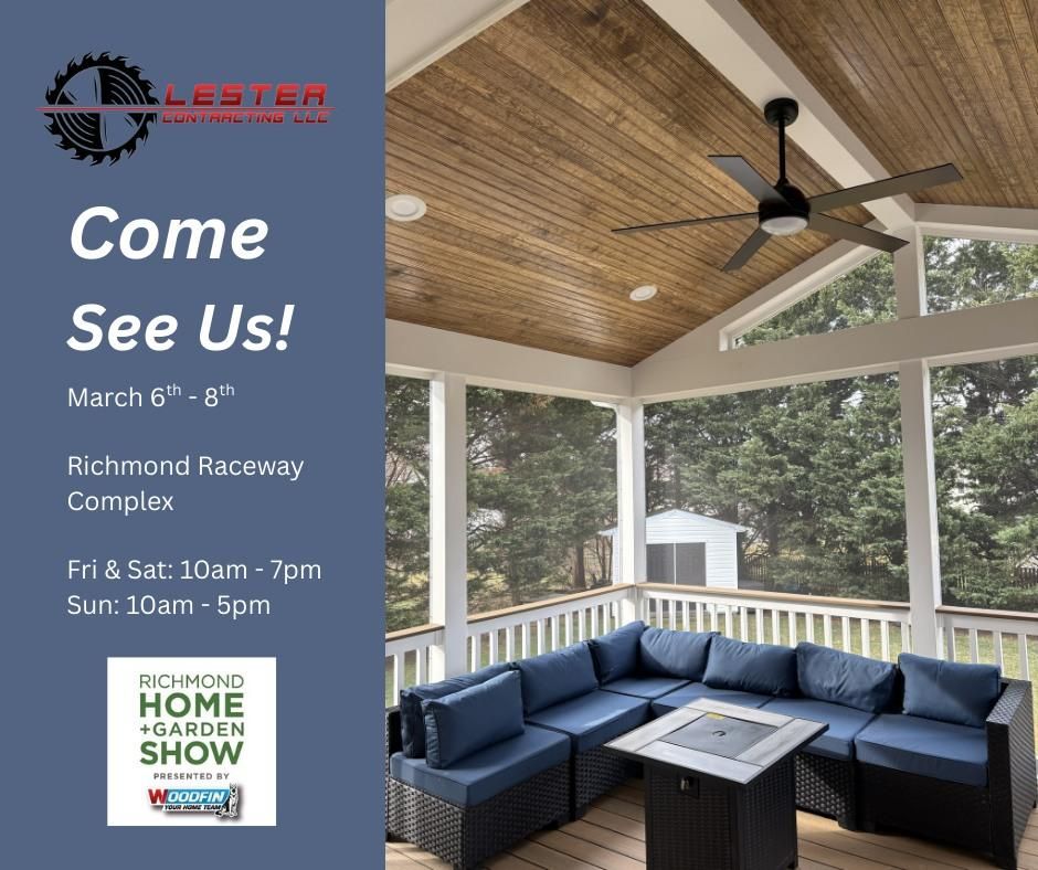 Covered Porches for Lester Contracting LLC in Richmond, VA