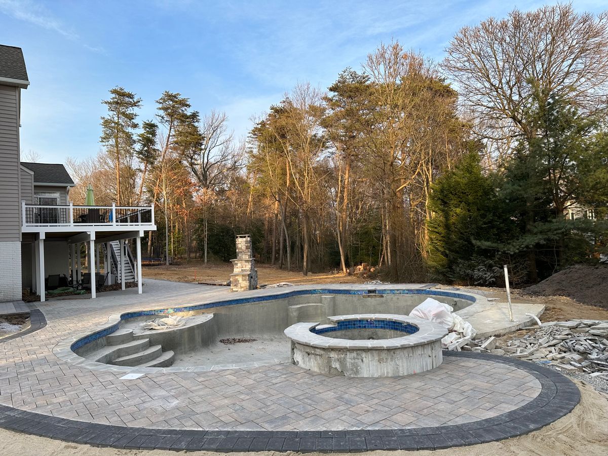 Pool Coping for Matteo Hardscapes in Towson,  MD