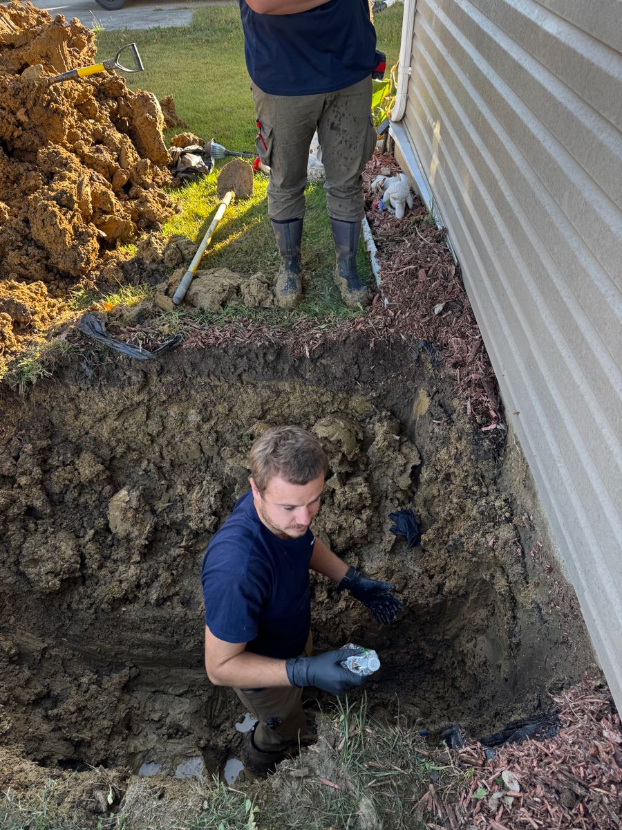 Underground Repairs & Excavtion for Blackwood Plumbing LLC in Warrenton, MO