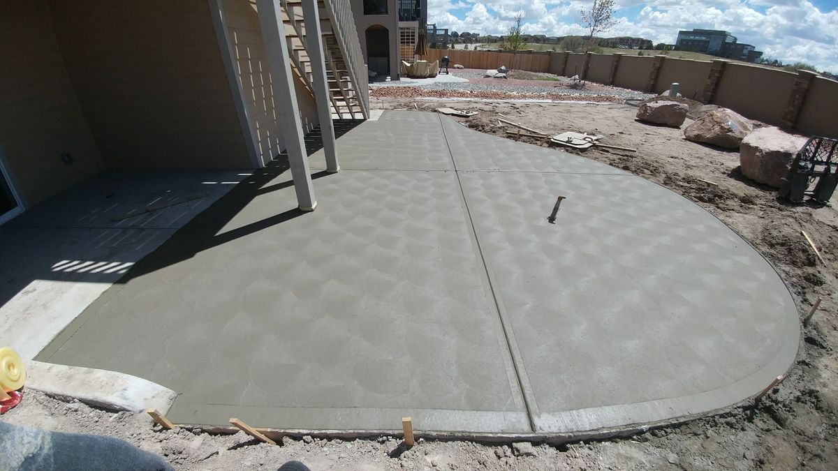Patios for J and Son Colorado Concrete in Colorado Springs, CO