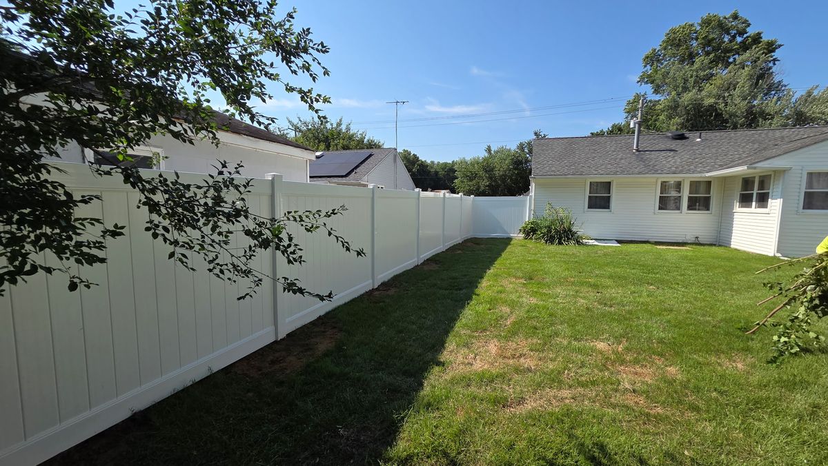 Fence Installation for Marino's Landscaping in Pennsville, NJ