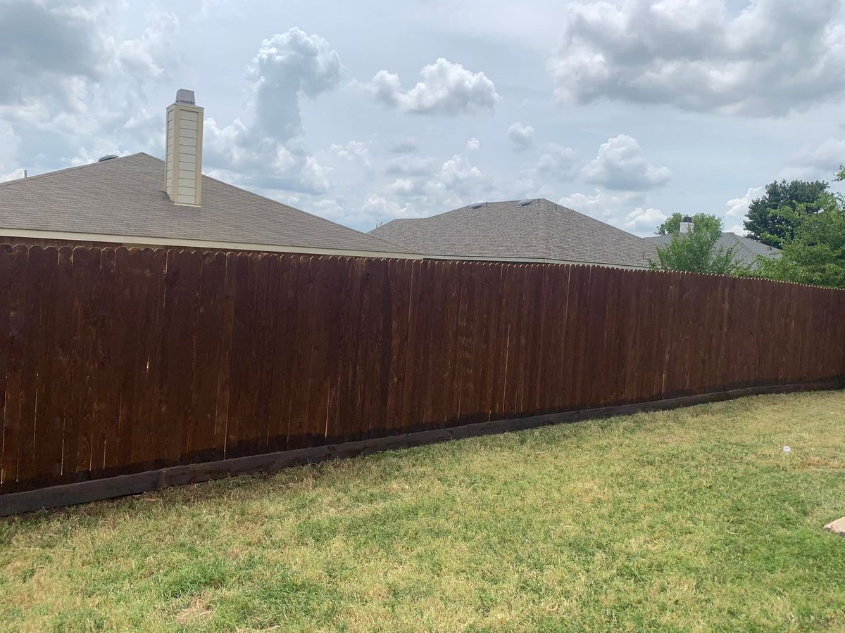 Fencing for Browner's Construction in Carrollton, TX