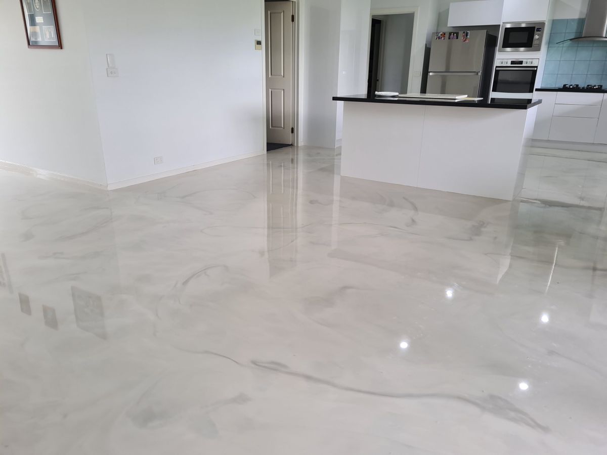 Epoxy Floor for AJ's Pressure Cleaning & Painting in Pembroke Pines, FL