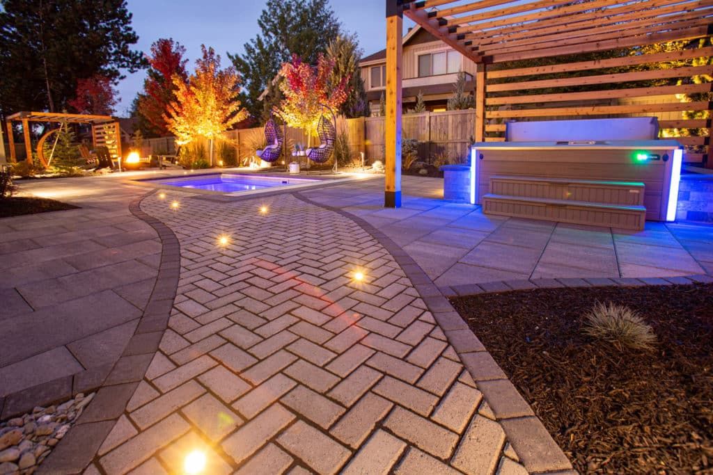 Outdoor Lighting for DG Stone & Landscaping Designs in DuPage County, Illinois