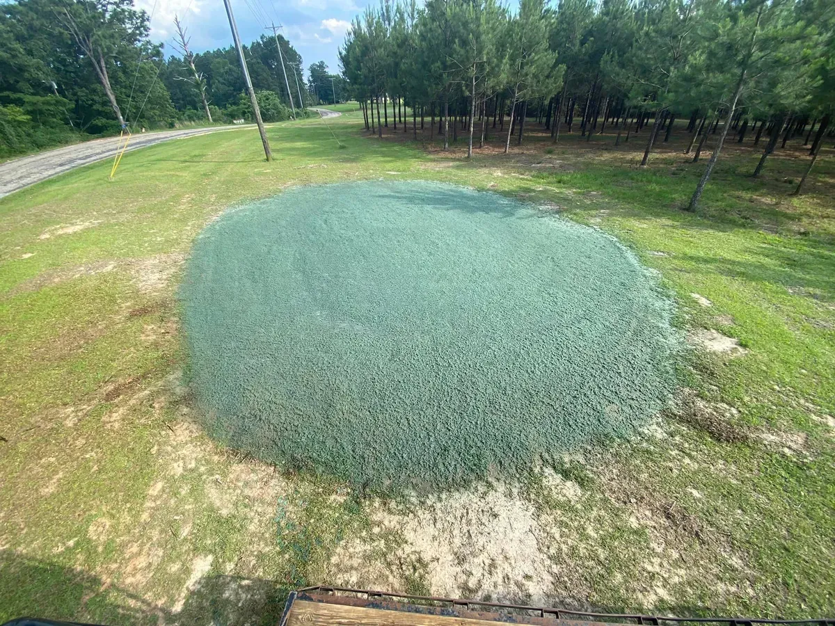 Hydroseeding for South Mississippi Land Management LLC in Columbia, Mississippi