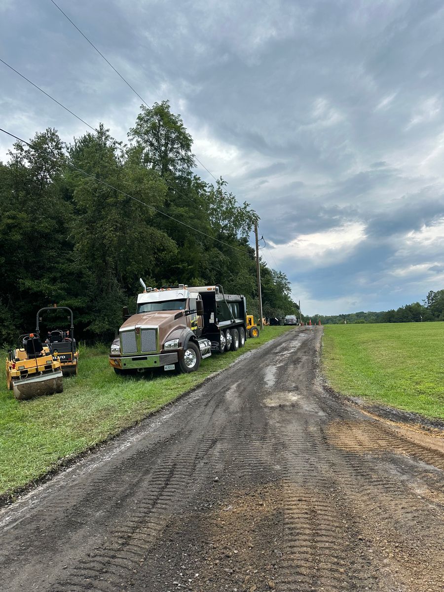 Grading for James R Carter Paving in Roanoke, VA
