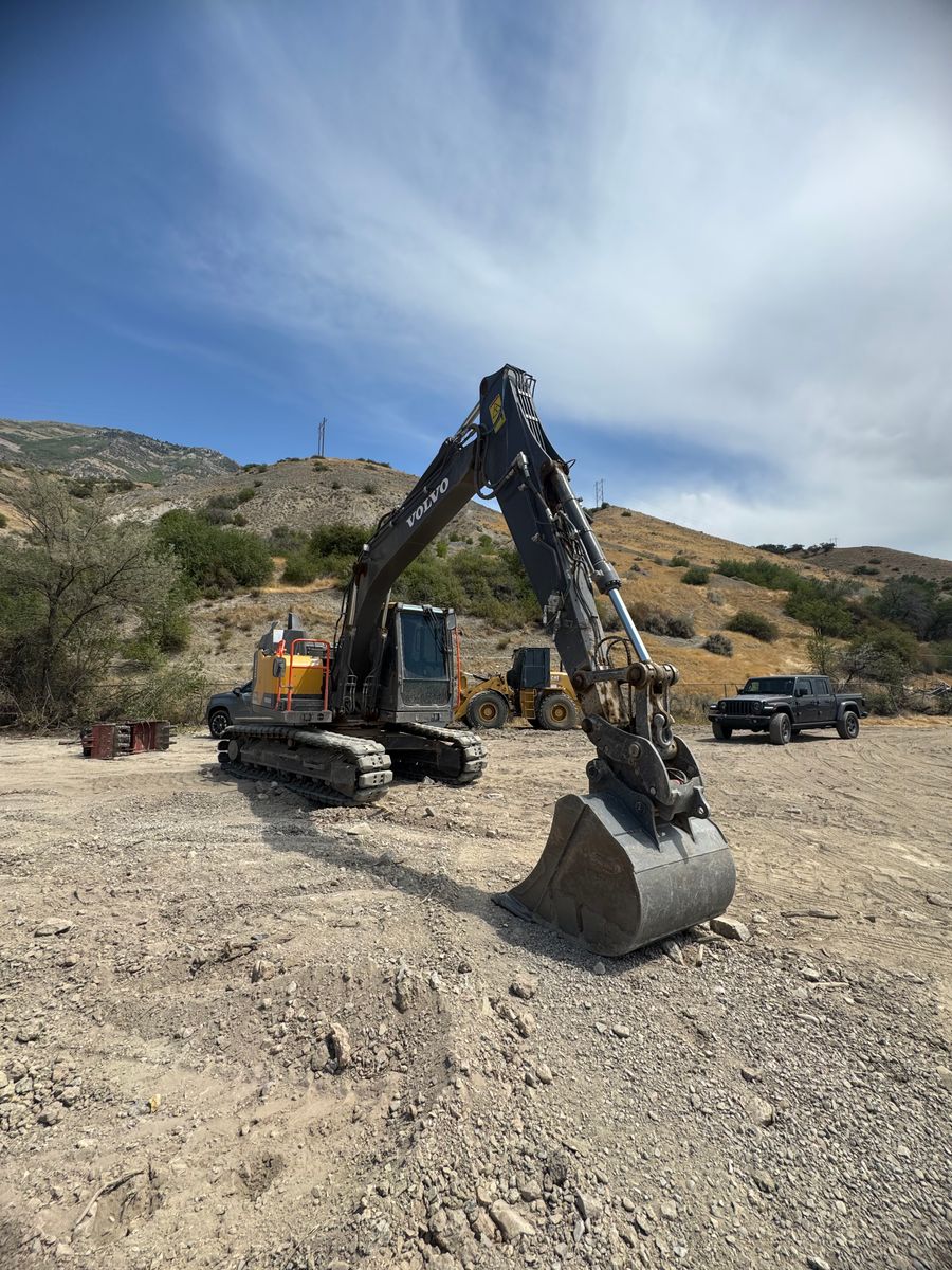 Site Preparation for Premier Rockwall & Excavating in Utah County, UT