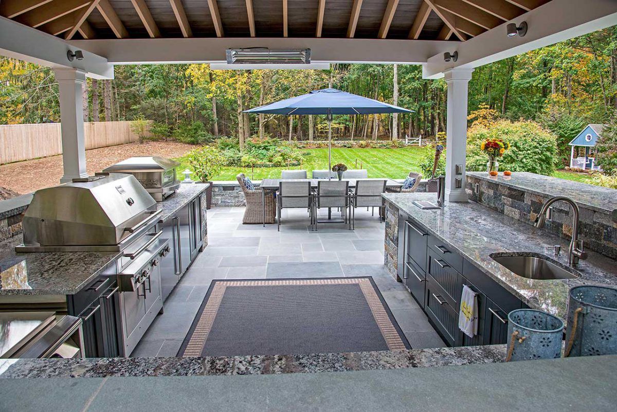 Outdoor kitchens for Echo Contractors Inc in New York, NY