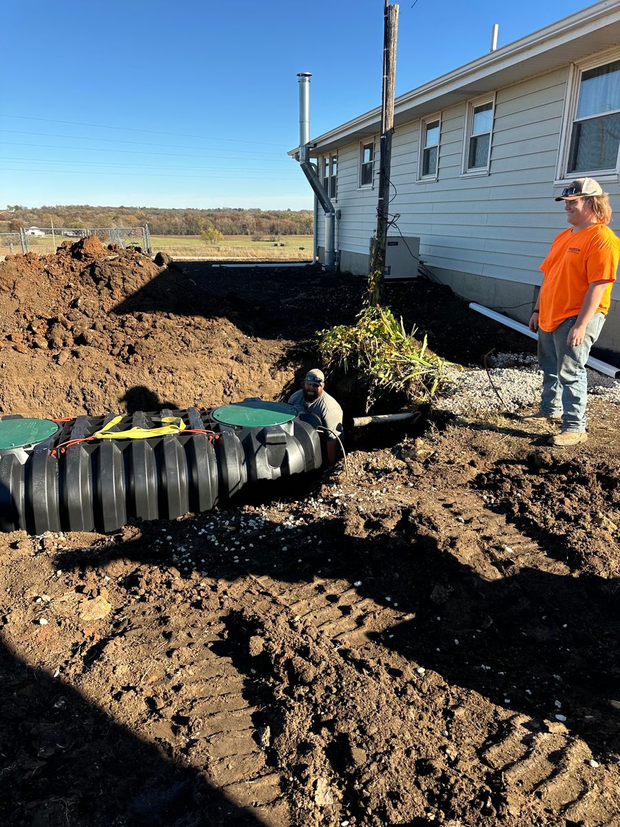 Residential & Commercial Excavation for Crump Construction & Roofing, LLC  in Urich,  MO