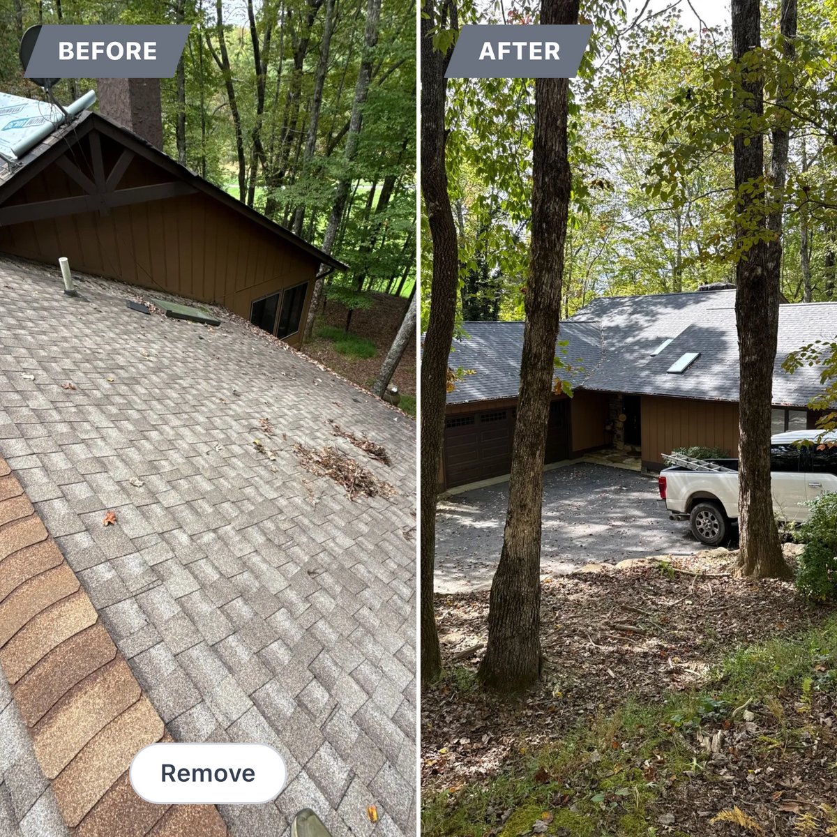 Roofing Replacement for RJ Roofing of WNC in Brevard, NC