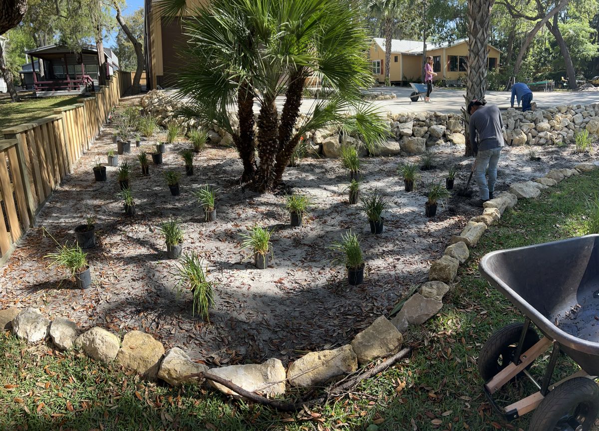 Landscape Design and Installation for Roberts Lawn & Landscape in Cross City, FL