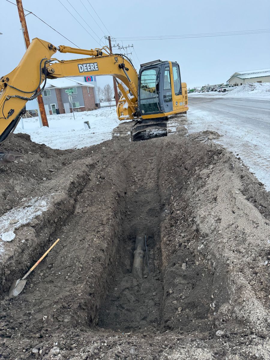 Sewer & Water Lines for Steed Trucking and Excavation in Rexburg, ID