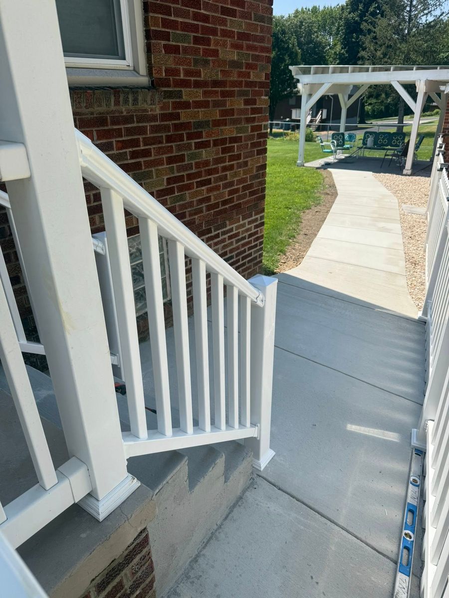 Stair Design & Installation for Immaculate Concrete and Construction in Troy, IL