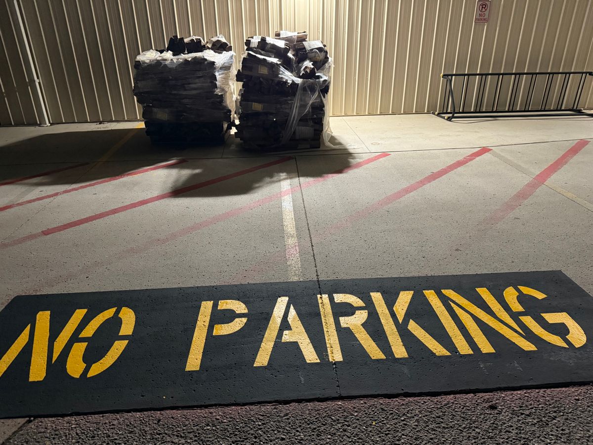 Line Striping for Midwest Line Striping LLC in Spirit Lake, IA