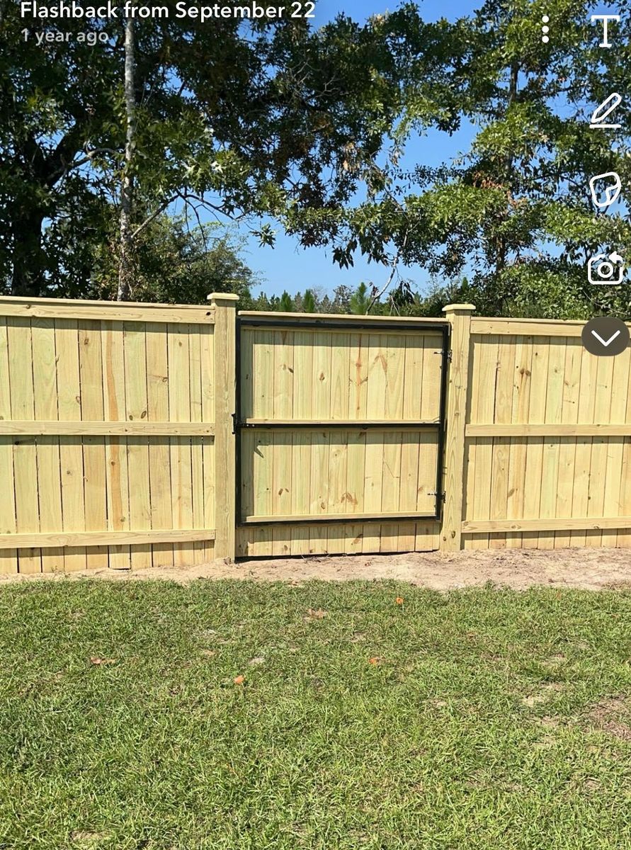 Fence Repair for JB Nealy Fence in Elgin, SC