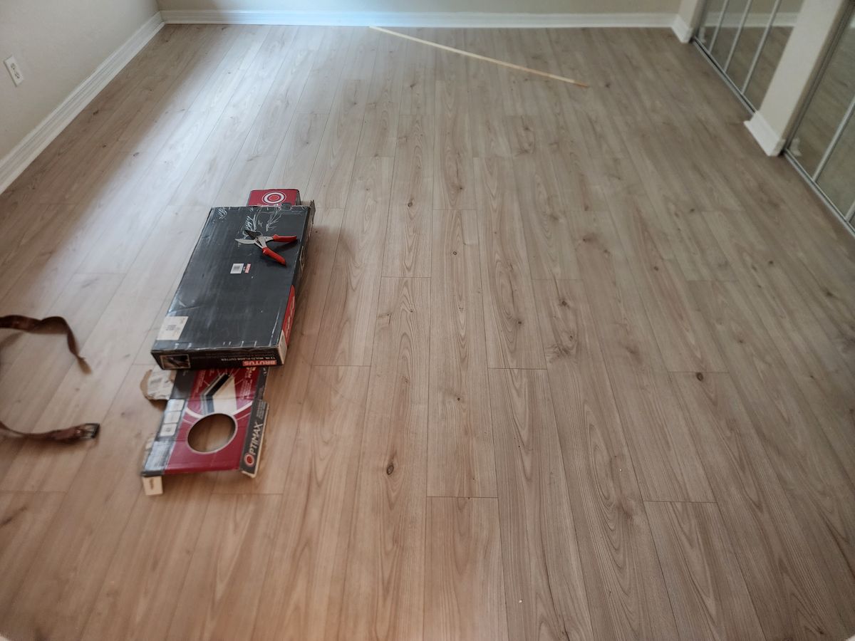 LVP Flooring Install for Flawless Finish Inc. in Fort Myers, FL