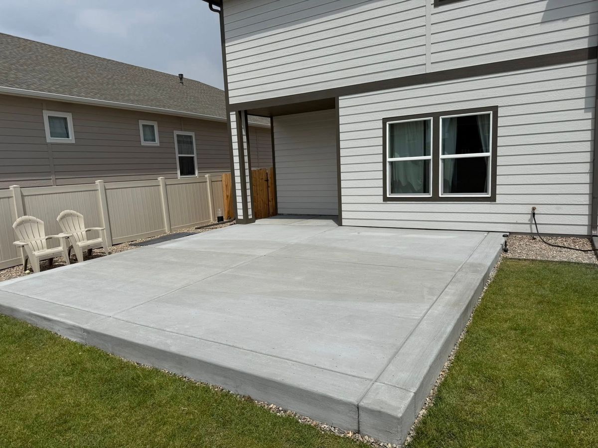Concrete Slab Construction for Highland Concrete & Landscaping in Colorado Springs, CO