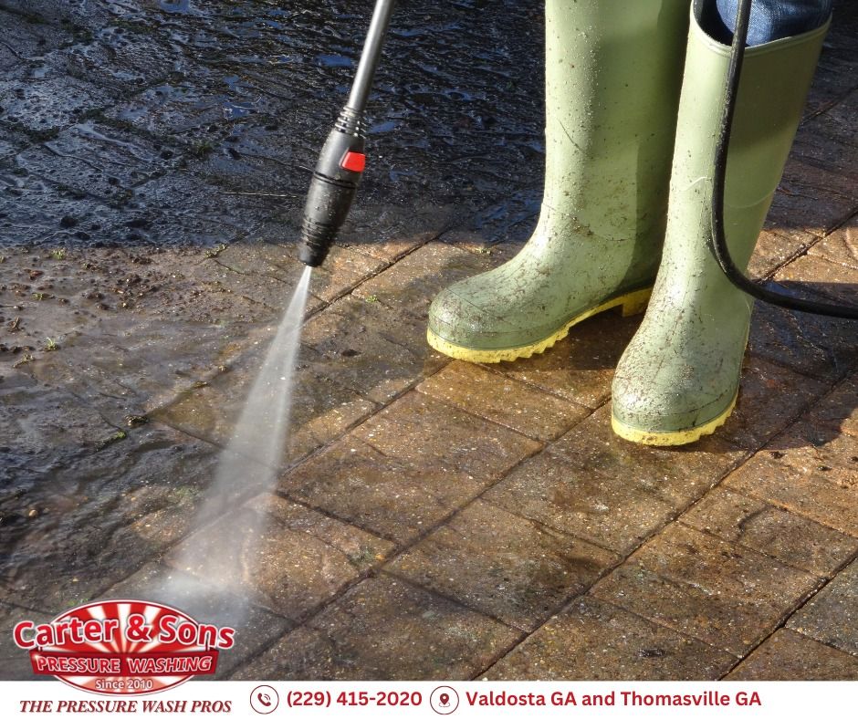 Concrete Cleaning for Carter & Son's Pressure Washing in Valdosta, GA