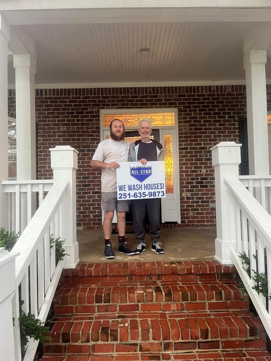 Pressure Washing for All-Star Lawn Care & Soft Washing in Mobile, AL