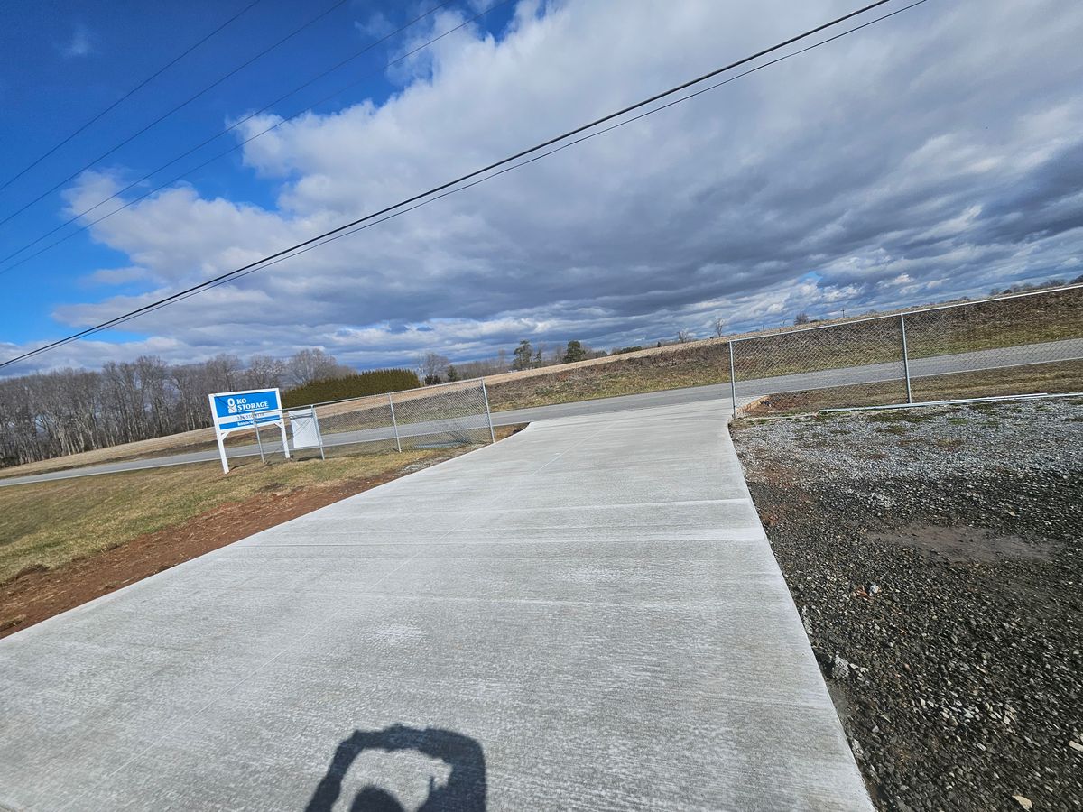 Commercial Concrete Work for Miilan Construction in Boonville, NC