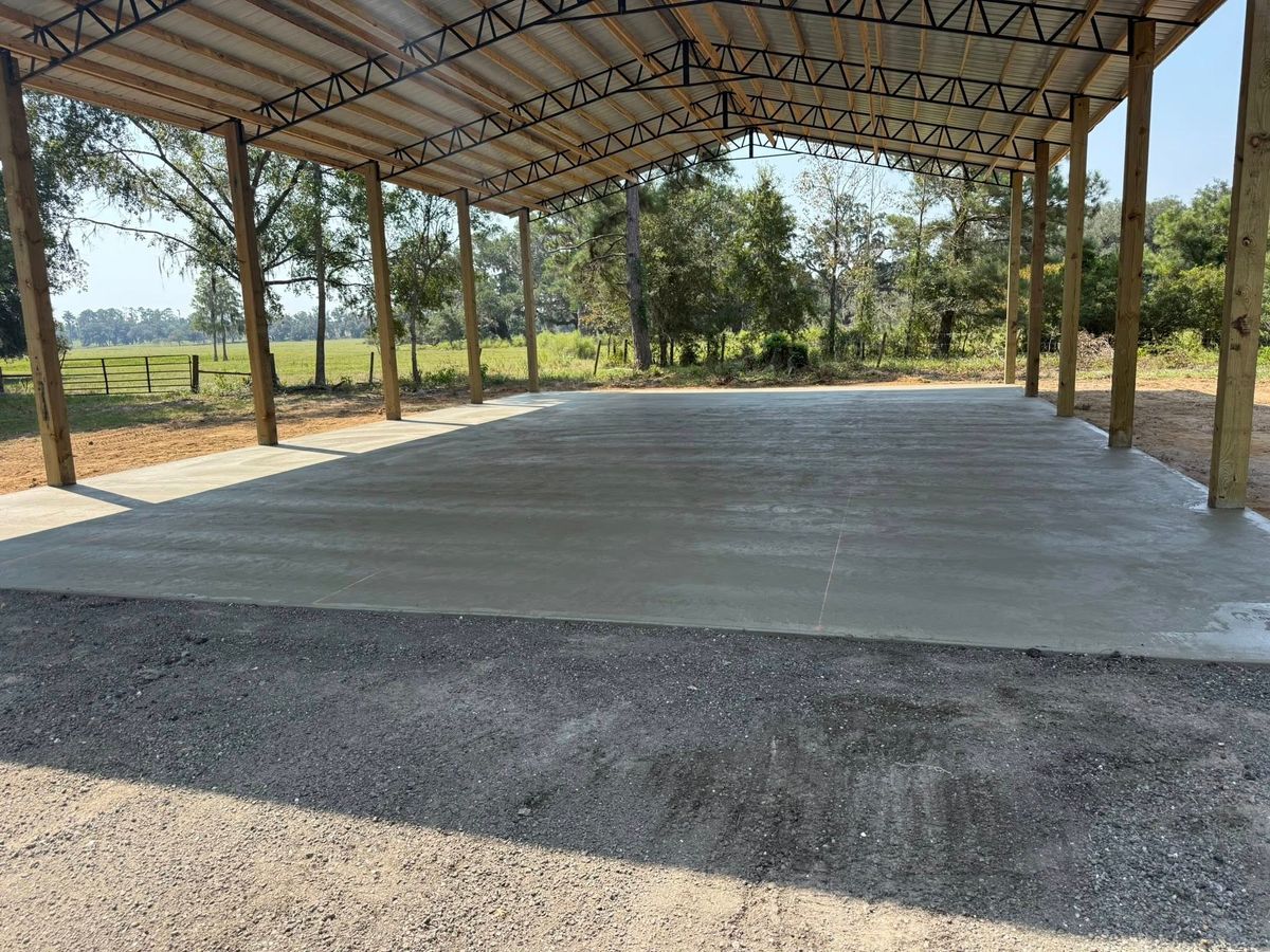 Concrete for Cameron Enterprises in Live Oak, FL