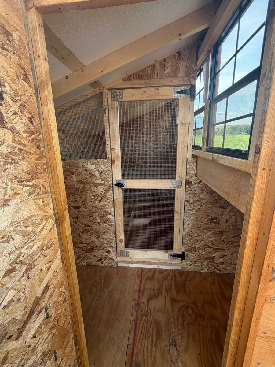 8x10 Insulated Chicken Coop for Yoder Sheds in Chili, WI