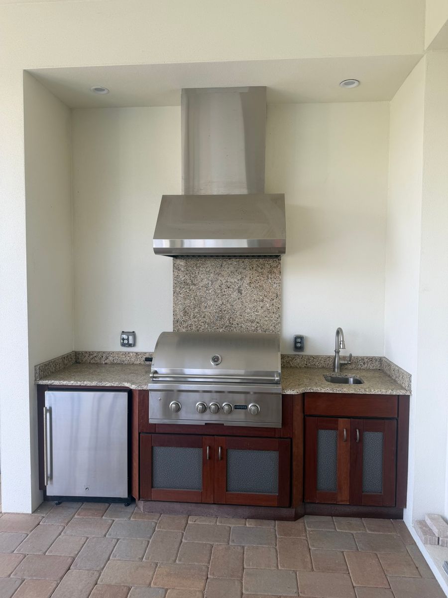 Outdoor Kitchen Polish for My Soft Wash Guys in Venice, FL