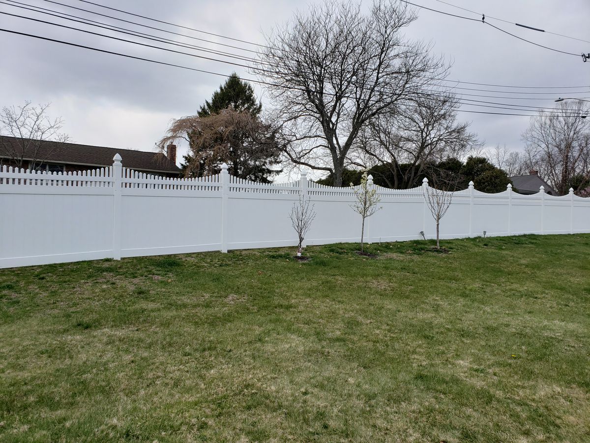 Vinyl Fencing Installation for Azorean Fence in Peabody, MA