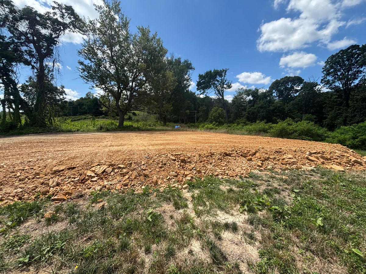 Grading for Schrock’s Land Management in Northern Virginia, Shenandoah Valley, VA