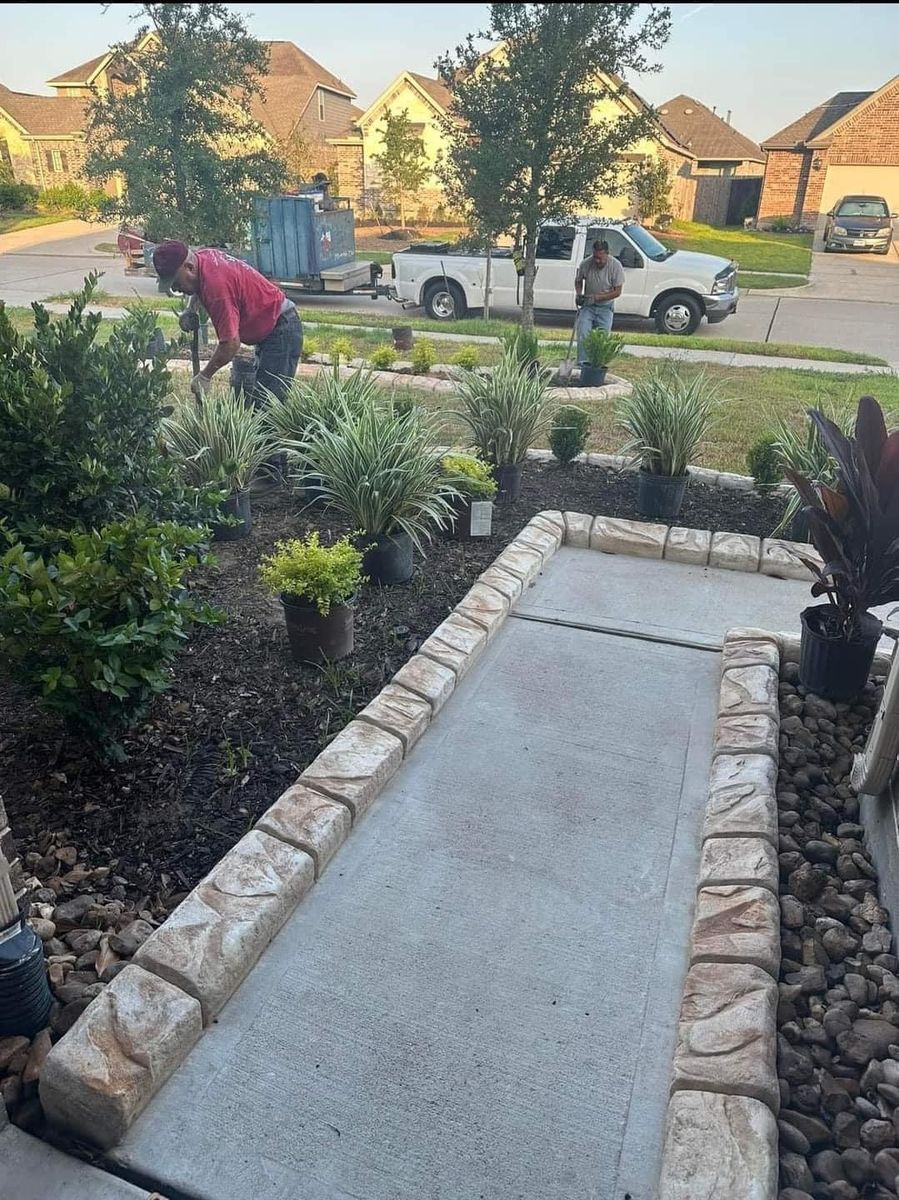 Concrete for Texas Curb N Borders in Houston, TX