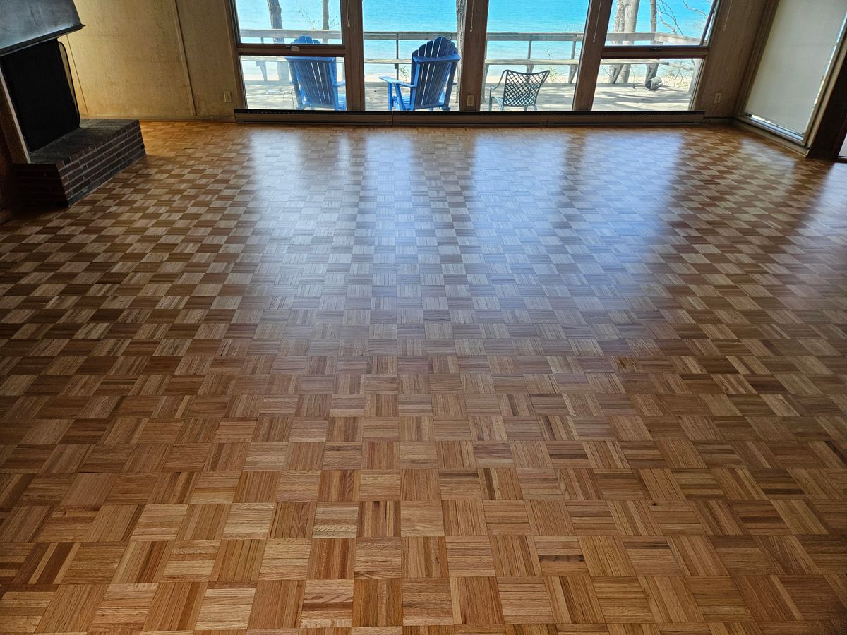 Refinish Old Hardwood for AVance Flooring in Bridgman, MI