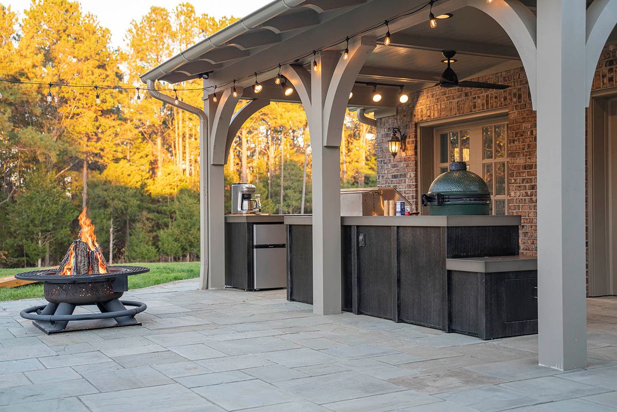Patio Design & Installation for Contemporary Concrete Construction in Virginia Beach, VA