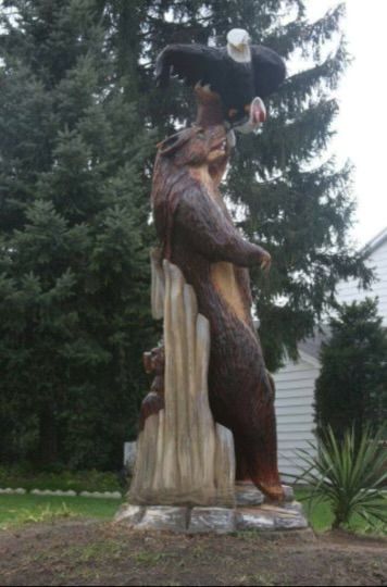 Custom Wood Carvings for Terra Steel Creations in Independence, KY