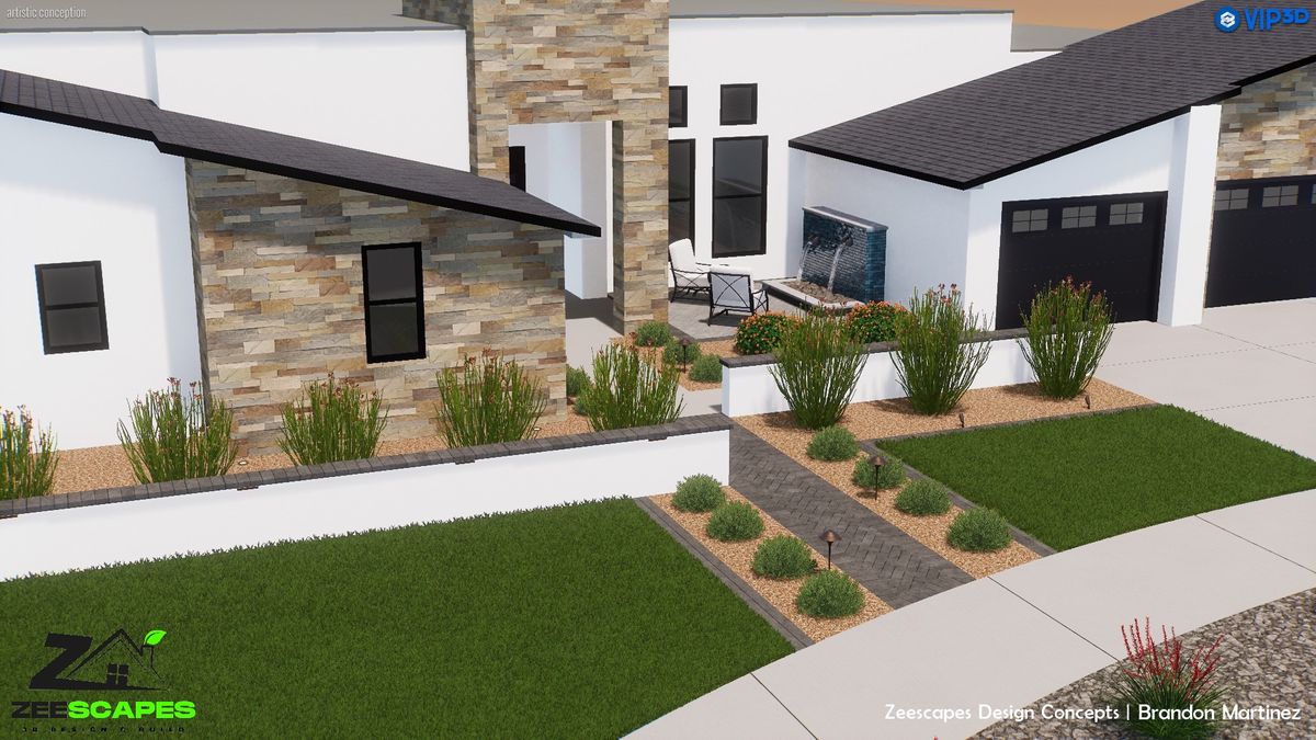 3D Design & Planning for Zeescapes Design Concepts in Mesa, AZ