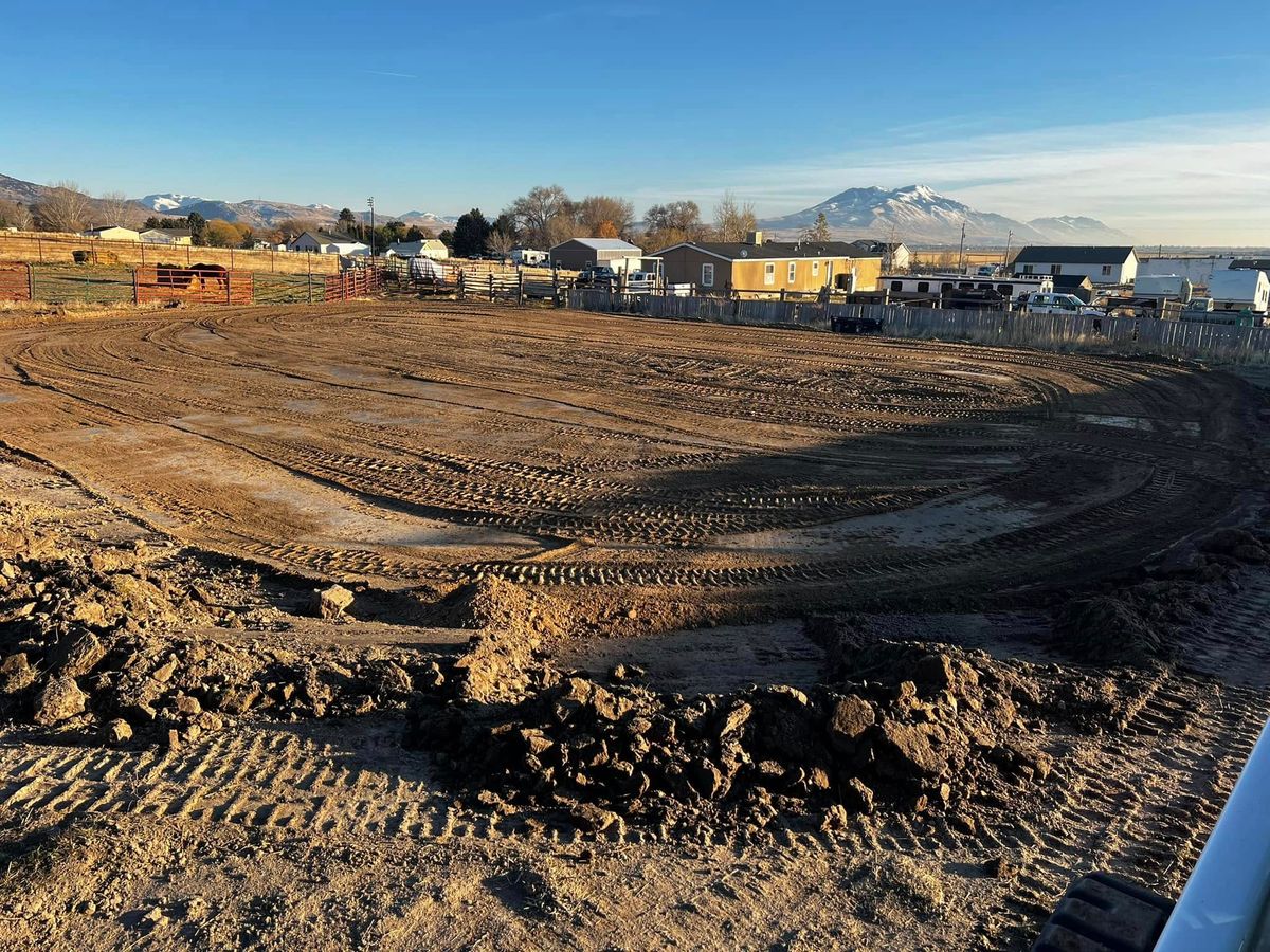 Site Preparation for Double C Plumbing & Excavation in Tremonton, UT