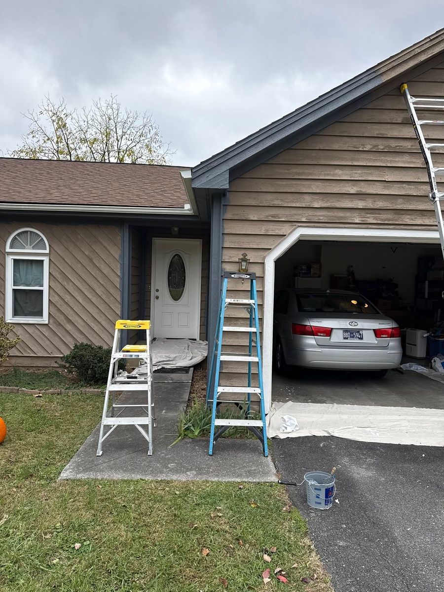 Exterior Painting for Blue Ridge Brushworks in Johnson City, TN